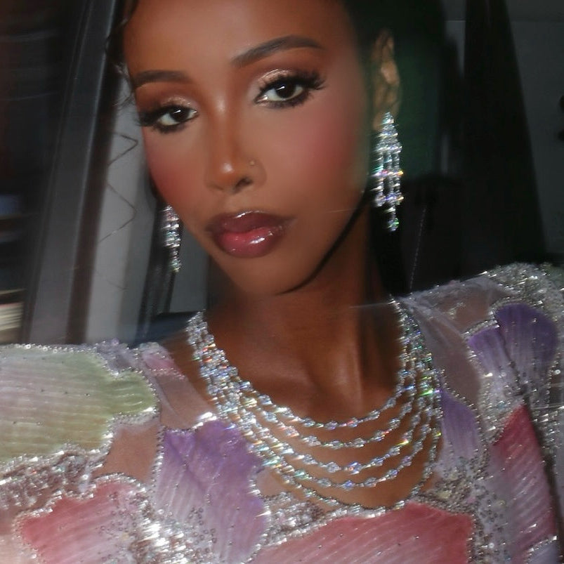 Layered diamond set