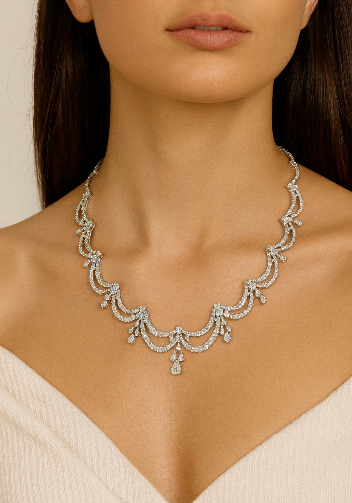 Luxurious Floral Diamond Set