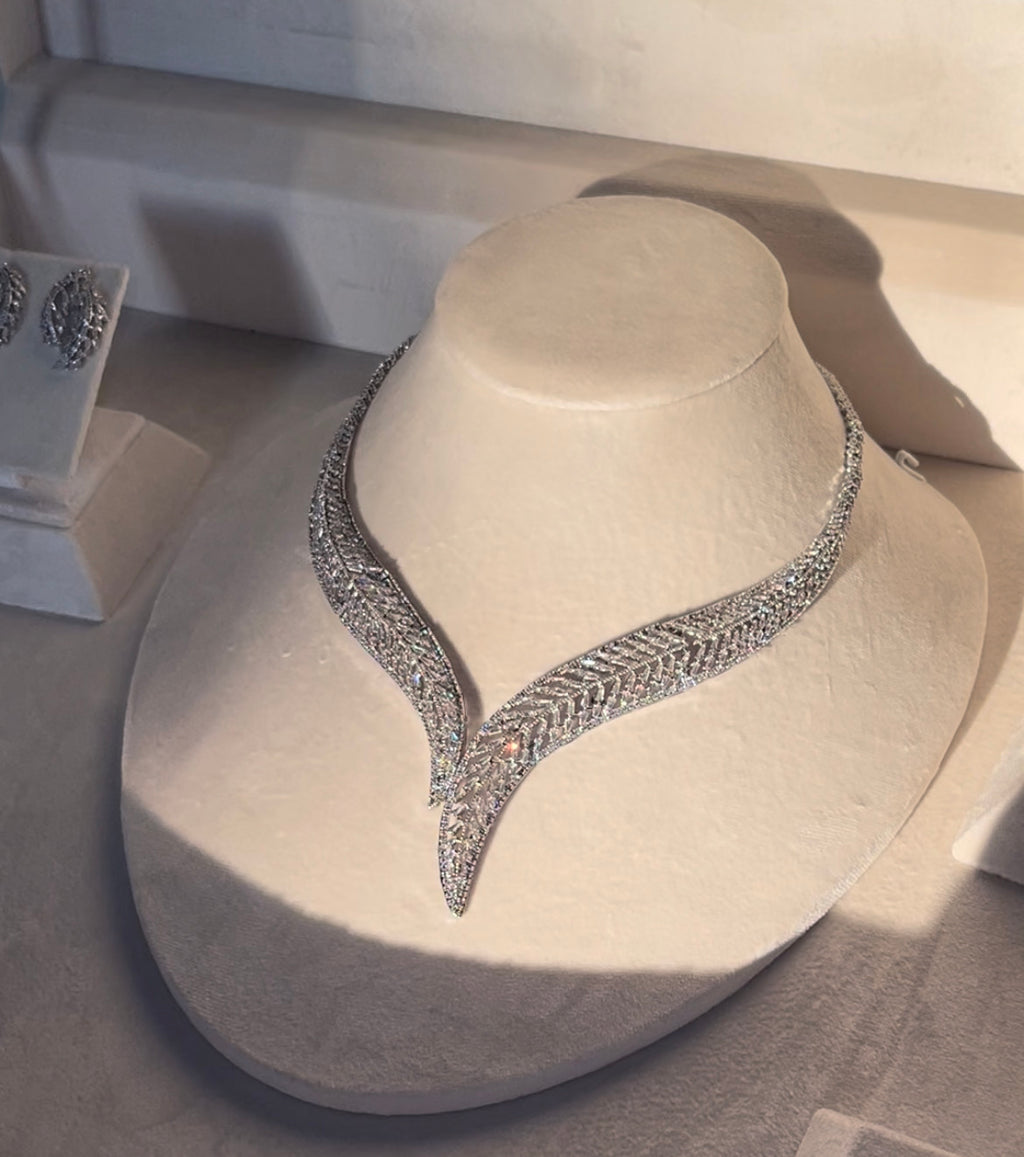 Rhodium Plated Cubic Zirconia