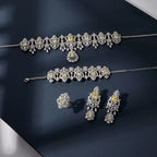 Vintage Detail Yellow Diamond Set