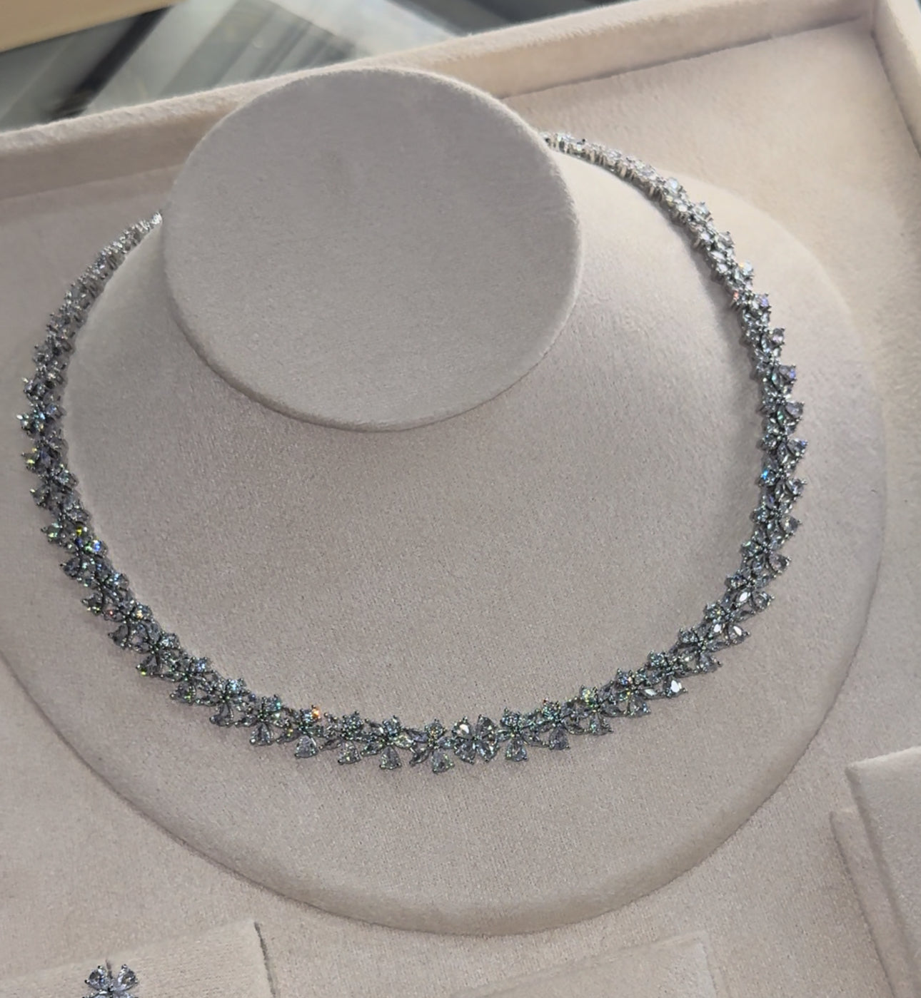 Rhodium Plated Cubic Zirconia