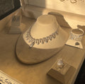 Rhodium Plated Cubic Zirconia