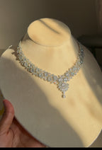 Chunky Diamond Zirconia Set