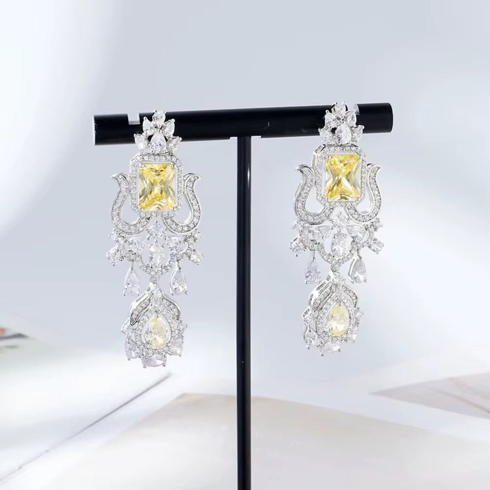 Vintage Detail Yellow Diamond Set