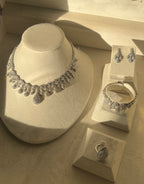 Rhodium Plated Cubic Zirconia