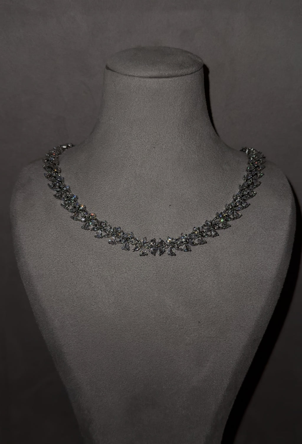 Rhodium Plated Cubic Zirconia