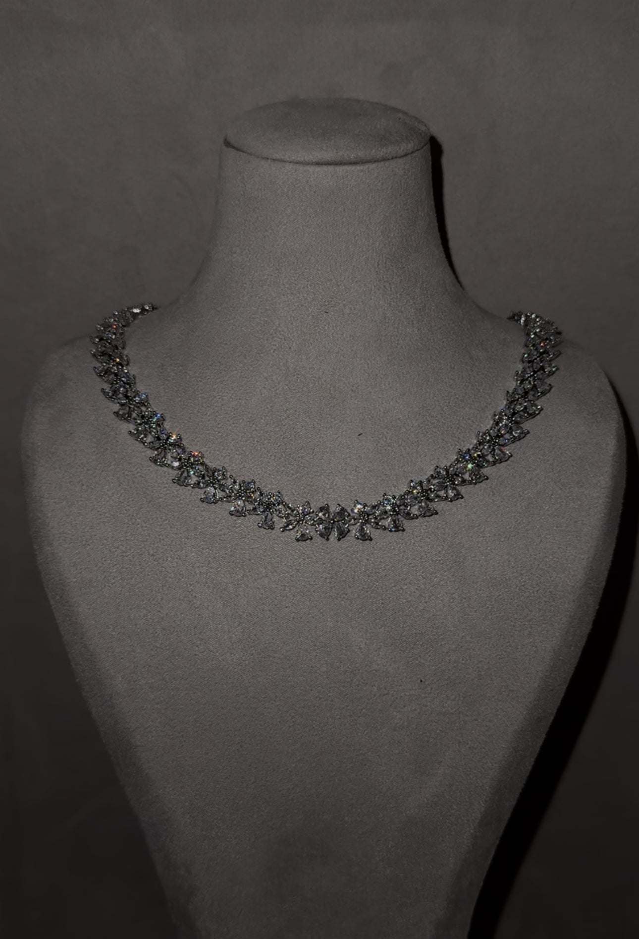 Rhodium Plated Cubic Zirconia