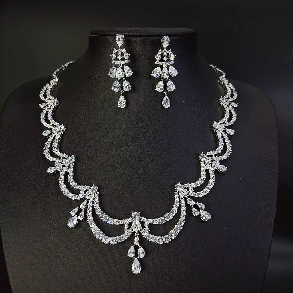 Luxurious Floral Diamond Set